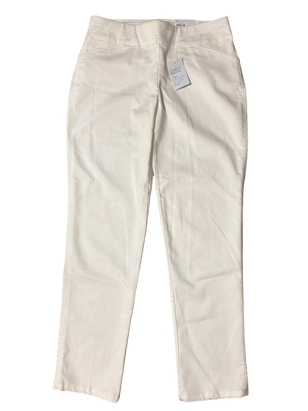 Croft & Barrow White Straight Leg Pants Size 12